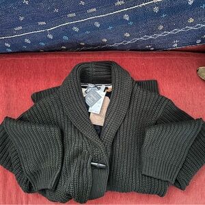 Weatherproof Vintage Dark Olive Cardigan